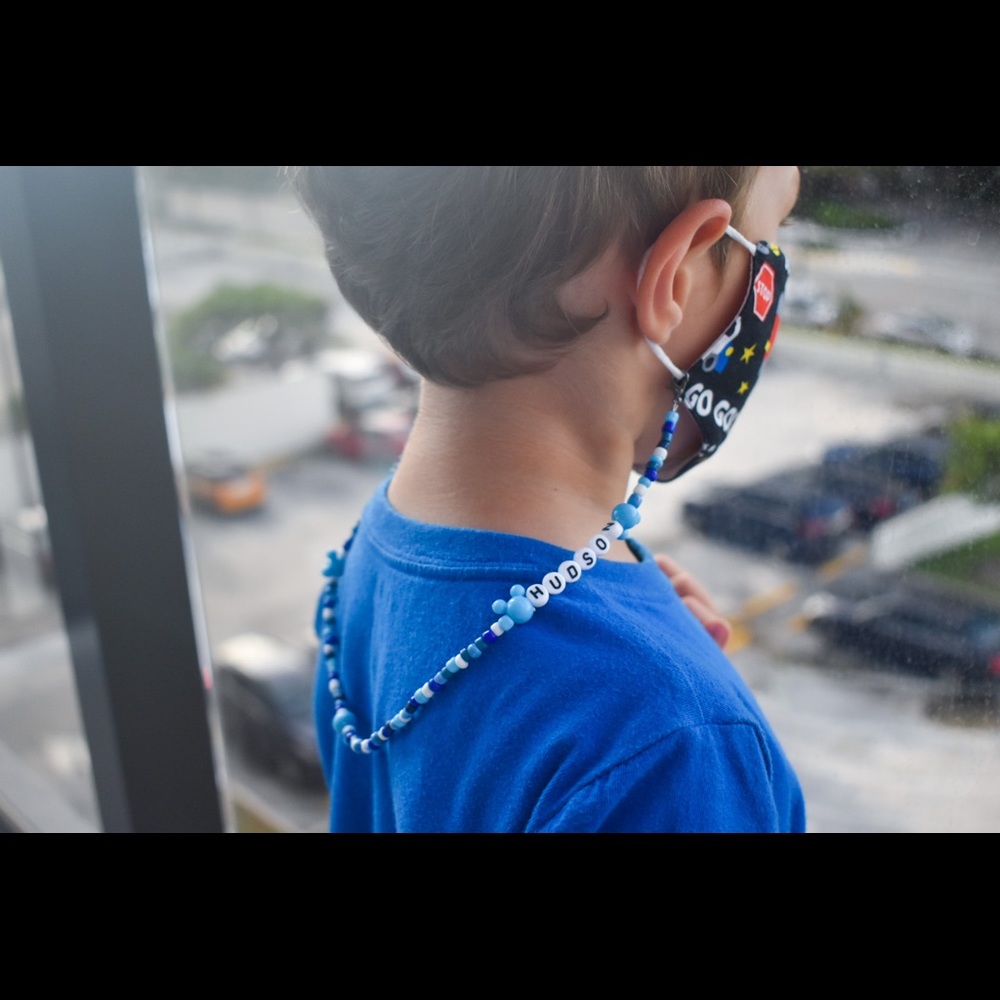 Mask Chain/Holder for Kids- Personalized - Picture 2 of 7
